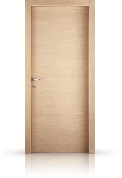 Porta da interni in legno dallo stile classico.